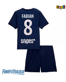 Paris Saint-Germain Fabian Ruiz #8 Echipament de Fotbal Replică 2025-26 Copii Acasa (+ Șorturi)